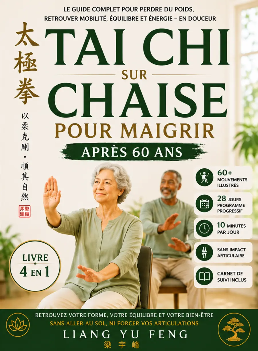 Front cover of Tai Chi sur chaise pour maigrir après 60 ans
